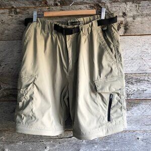 𝅺BC Clothing Men's Belted Cargo Shorts w/9 pockets